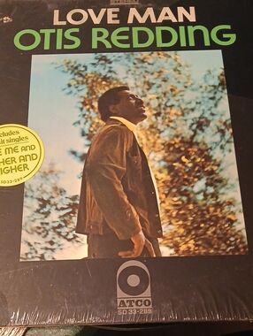 Otis Redding "Love Man" Vinyl LP Brand New In Plastic Note: Cover Has 2 Holes